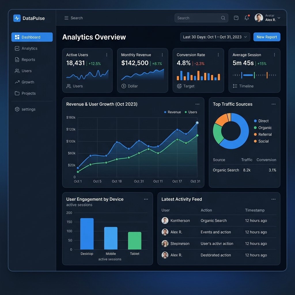 TaskFlow SaaS Dashboard
